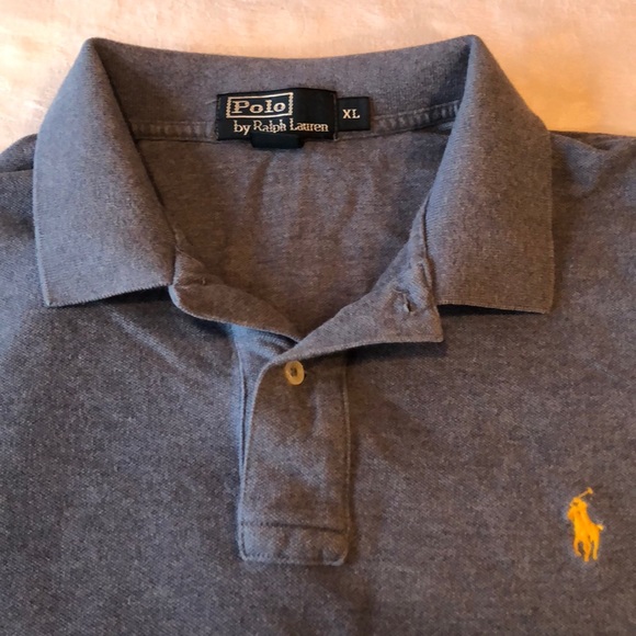Polo Shirt.  Dark Blue/Gray - Picture 2 of 2